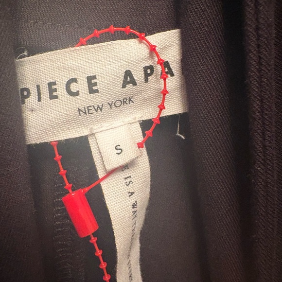 APiece Apart Black Halter Jersey Knit Midi Dress Sz S Minimalist Chic NWOT - Picture 6 of 7